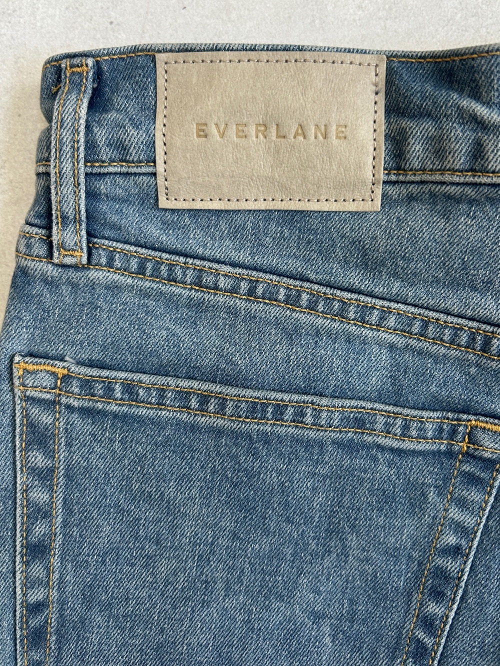 NWT Everlane The Original Cheeky Jean Stone-Washed Sky, High Rise, Straight, 24 - Picture 14 of 16